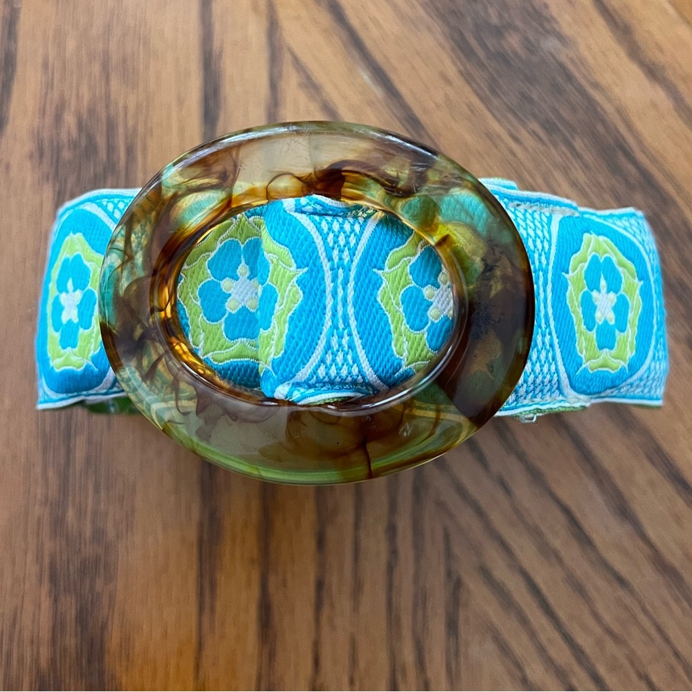 Eliza B size large boho ribbon belt. Great summer accessory.